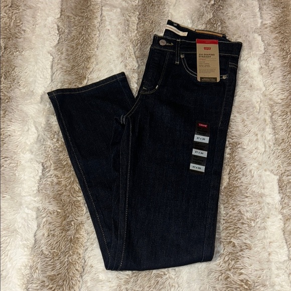 Levi's Blue Straight Leg Jeans with Red Tag - Picture 3 of 7